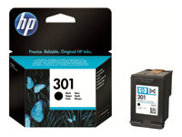 HP 301 - 3 ml - noir - original - cartouche d'encre - pour Deskjet 1000, 1010, 1050 J410, 1050A J410, 1051A J410, 1055 J410, 1056 J410, (1510), 1512 CH561EE#UUS