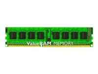 Kingston ValueRAM - DDR3L - module - 4 Go - DIMM 240 broches - 1600 MHz / PC3L-12800 - CL11 - 1.35 / 1.5 V - mémoire sans tampon - non ECC KVR16LN11/4