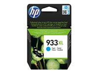 HP 933XL - À rendement élevé - cyan - original - cartouche d'encre - pour Officejet 6100, 6600 H711a, 6700, 7110, 7510, 7610, 7612 CN054AE#BGX
