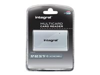 Integral MultiCard Reader - Lecteur de carte (MS, MS PRO, MMC, SD, MS Duo, xD, MS PRO Duo, CF, RS-MMC, MMCmobile, microSD, MMCplus, SDHC, MS Micro, microSDHC) - USB 2.0 INCRMULTI