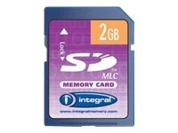 Integral - Carte mémoire flash - 2 Go - SD INSD2GV2NDB