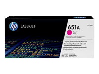 HP 651A - Magenta - original - LaserJet - cartouche de toner (CE343A) - pour Color LaserJet Enterprise MFP M775; LaserJet Managed MFP M775 CE343A