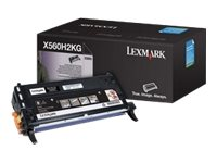 Lexmark - À rendement élevé - noir - original - cartouche de toner - pour Lexmark X560dn, X560n X560H2KG