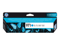 HP 971 - Cyan - original - cartouche d'encre - pour Officejet Pro X451dn, X451dw, X476dn MFP, X476dw MFP, X551dw, X576dw MFP CN622AE