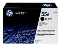 HP 55A - Noir - original - LaserJet - cartouche de toner (CE255A) - pour LaserJet Enterprise MFP M525; LaserJet Enterprise Flow MFP M525; LaserJet Managed MFP M525 CE255A