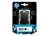 HP 363 - 6 ml - noir - original - réservoir d'encre - pour Photosmart 31XX, 82XX, C5100, C5170, C5175, C5190, C5194, C6100, C6150, C6175, C7100 C8721EE#BA1