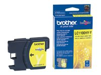 Brother LC1100HYY - À rendement élevé - jaune - original - cartouche d'encre - pour Brother DCP-6690CW, MFC-5890CN, MFC-5895CW, MFC-6490CW, MFC-6890CDW; Justio MFC-5890CN LC1100HYY