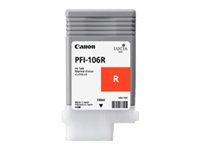 Canon PFI-106 R - Rouge - original - réservoir d'encre - pour imagePROGRAF iPF6300, iPF6350, iPF6400, iPF6400SE, IPF6450 6627B001