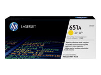 HP 651A - Jaune - original - LaserJet - cartouche de toner (CE342A) - pour Color LaserJet Enterprise MFP M775; LaserJet Managed MFP M775 CE342A