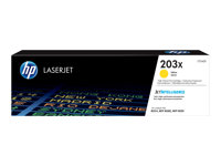 HP 203X - À rendement élevé - jaune - original - LaserJet - cartouche de toner (CF542X) - pour Color LaserJet Pro M254dw, M254nw, MFP M280nw, MFP M281cdw, MFP M281fdn, MFP M281fdw CF542X