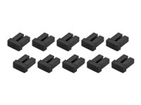 StarTech.com Cache-poussière pour SFP LC - Paquet de 10 - Couvertures anti-poussière pour port à fibre optique SFP LC - Housse de protection - noir (pack de 10) SFPLCCAP10