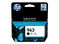 HP 963 - 24.09 ml - noir - original - Officejet - cartouche d'encre - pour Officejet Pro 9010, 9012, 9014, 9015, 9016, 9019, 9020, 9022, 9025 3JA26AE#BGX