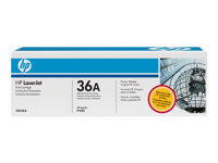 HP 36A - Pack de 2 - noir - original - LaserJet - cartouche de toner (CB436AD) - pour LaserJet P1505, P1505n CB436AD