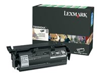 Lexmark - À rendement élevé - noir - original - cartouche de toner LCCP, LRP - pour Lexmark T650dn, T650dtn, T650n, T652dn, T652dtn, T652n, T654dn, T654dtn, T654n T650H04E