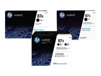 HP 87X - Pack de 2 - à rendement élevé - noir - original - LaserJet - cartouche de toner (CF287XD) - pour LaserJet Enterprise M506, MFP M527; LaserJet Enterprise Flow MFP M527; LaserJet Pro M501 CF287XD