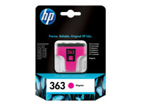 HP 363 - 3.5 ml - magenta - original - cartouche d'encre - pour Photosmart 31XX, 82XX, C5100, C5170, C5175, C5190, C5194, C6100, C6150, C6175, C7100 C8772EE#BA1