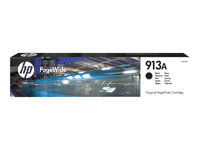 HP 913A - Noir - original - PageWide - cartouche d'encre - pour PageWide 352, MFP 377; PageWide Managed MFP P57750, P55250; PageWide Pro 452, 477, 552 L0R95AE
