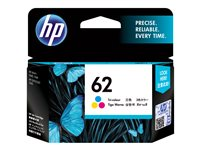 HP 62 - 4.5 ml - couleur (cyan, magenta, jaune) - original - blister - cartouche d'encre - pour ENVY 55XX, 56XX, 76XX; Officejet 200, 250, 57XX, 8040 C2P06AE#301