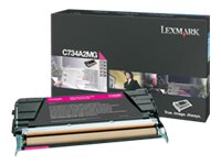 Lexmark - À rendement élevé - magenta - original - cartouche de toner LCCP - pour Lexmark C736dn, C736dtn, C736N, X736de, X738de, X738dte C736H2MG