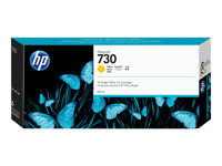 HP 730 - 300 ml - haute capacité - jaune - original - DesignJet - cartouche d'encre - pour DesignJet SD Pro MFP, T1600, T1600dr, T1700, T1700dr, T1708, T1708dr, T2600, T2600dr P2V70A