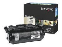 Lexmark - À rendement élevé - noir - original - cartouche de toner LRP - pour Lexmark X642e, X644dte, X644e, X646dte, X646dtem, X646dtes, X646e, X646ef, X646em, X646es X644H11E