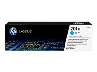 HP 201X - À rendement élevé - cyan - original - LaserJet - cartouche de toner (CF401X) - pour Color LaserJet Pro M252dn, M252dw, M252n, MFP M277c6, MFP M277dw, MFP M277n CF401X