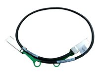 HPE X240 Direct Attach Copper Cable - Câble d'attache directe 100GBase - QSFP28 (M) pour QSFP28 (M) - 1 m - pour Apollo 4200, 4200 Gen10; FlexFabric 12900E 36, 12XXX, 5930 2QSFP+, 5930 32, 5930 4-slot JL271A