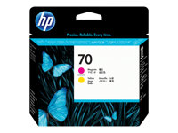 HP 70 - Jaune, magenta - tête d'impression - pour DesignJet HD Pro MFP, T120, Z2100, Z3100, Z3100ps, Z3200, Z3200ps, Z5200, Z5400 C9406A