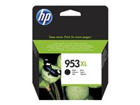 HP 953XL - 42.5 ml - à rendement élevé - noir - original - blister - cartouche d'encre - pour Officejet Pro 7740, 8210, 8216, 8218, 8710, 8720, 8730, 8740 L0S70AE#BGX