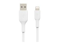 Belkin BOOST CHARGE - Câble Lightning - Lightning mâle pour USB mâle - 2 m - blanc CAA001BT2MWH