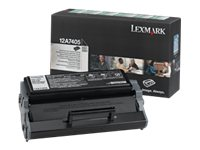 Lexmark - Noir - original - cartouche de toner LRP - pour Lexmark E321, E321t, E323, E323n, E323t, E323tn 12A7405