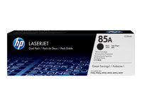 HP 85A - Pack de 2 - noir - original - LaserJet - cartouche de toner (CE285AD) - pour LaserJet Pro M1132 MFP, M1212nf MFP, M1217nfw MFP, P1102, P1102s, P1102W, P1109, P1109W CE285AD