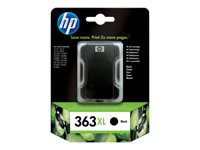 HP 363XL - 17 ml - à rendement élevé - noir - original - cartouche d'encre - pour Photosmart 31XX, 82XX, C5100, C5170, C5175, C5190, C5194, C6100, C6150, C6175, C7100 C8719EE#BA1