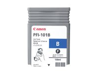 Canon PFI-101 B - Bleu - original - réservoir d'encre - pour imagePROGRAF iPF5000, iPF5100, iPF6100, iPF6200 0891B001