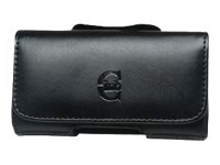 BIGBEN Connected Club Medium Case Universal - Sac étui pour téléphone portable - cuir - noir CLUBMEDIUM