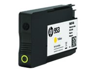 HP 953XL - 18 ml - à rendement élevé - jaune - original - blister - cartouche d'encre - pour Officejet Pro 77XX, 82XX, 87XX F6U18AE#BGX