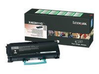 Lexmark - À rendement élevé - noir - original - cartouche de toner LCCP, LRP - pour Lexmark X463de, X464de, X466de, X466dte, X466dwe X463H11G