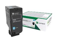 Lexmark - Cyan - original - cartouche de toner LRP - pour Lexmark CS827de, CX827de 73B20C0