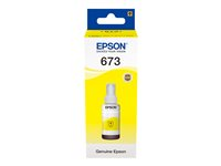 Epson T6734 - 70 ml - jaune - original - recharge d'encre - pour Epson L1800, L800, L805, L810, L850 C13T67344A