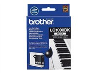 Brother LC1000BK - Cartouche d'impression - 1 x noir - 500 pages - pour DCP 35X, 560, 770; FAX 13XX, 1460, 1560; IntelliFAX 1360; MFC 3360, 465, 680, 845, 885 LC1000BK?PK5