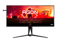 AOC AGON AG405UXC - Écran LED - jeux - 40" - 3440 x1440 WQHD @ 144 Hz - IPS - 1200:1 - 1 ms - 2xHDMI, DisplayPort, USB-C - haut-parleurs - noir AG405UXC