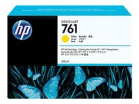 HP 761 - 400 ml - jaune - original - DesignJet - cartouche d'encre - pour DesignJet T7100, T7200 Production Printer CM992A