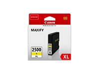 Canon PGI-2500XL Y - 19.3 ml - à rendement élevé - jaune - original - réservoir d'encre - pour MAXIFY iB4050, iB4150, MB5050, MB5150, MB5155, MB5350, MB5450, MB5455 9267B001