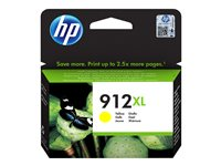 HP 912XL - 9.9 ml - à rendement élevé - jaune - original - cartouche d'encre - pour Officejet 80XX; Officejet Pro 80XX 3YL83AE#BGX