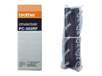 Brother PC302RF - Ruban d'impression - pour Brother MFC-970; FAX-920, 921, 930, 945, 985; IntelliFAX 750, 770, 775, 870, 875, 885 PC302RF