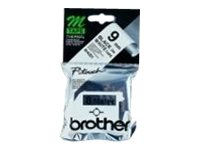 Brother M-K221BZ - Noir sur blanc - Rouleau (0,9 cm x 8 m) 1 cassette(s) bande d'étiquettes - pour P-Touch PT-55, PT-65, PT-75, PT-80, PT-85, PT-90, PT-BB4, PT-M95 MK221BZ