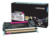 Lexmark - À rendement élevé - magenta - original - cartouche de toner LCCP, LRP - pour Lexmark C748de, C748dte, C748e C748H1MG