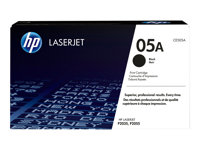 HP 05A - Pack de 2 - noir - original - LaserJet - cartouche de toner (CE505D) - pour LaserJet P2035, P2035n, P2055, P2055d, P2055dn, P2055x CE505D