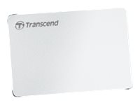 Transcend StoreJet 25C3S - Disque dur - 1 To - externe (portable) - 2.5" - USB 3.1 Gen 1 (USB-C connecteur) - argent TS1TSJ25C3S