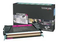 Lexmark - À rendement élevé - magenta - original - cartouche de toner LCCP, LRP - pour Lexmark C736dn, C736dtn, C736N, X736de, X738de, X738dte C736H1MG